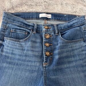 LOFT High Rise Blue Jeans Classic Denim